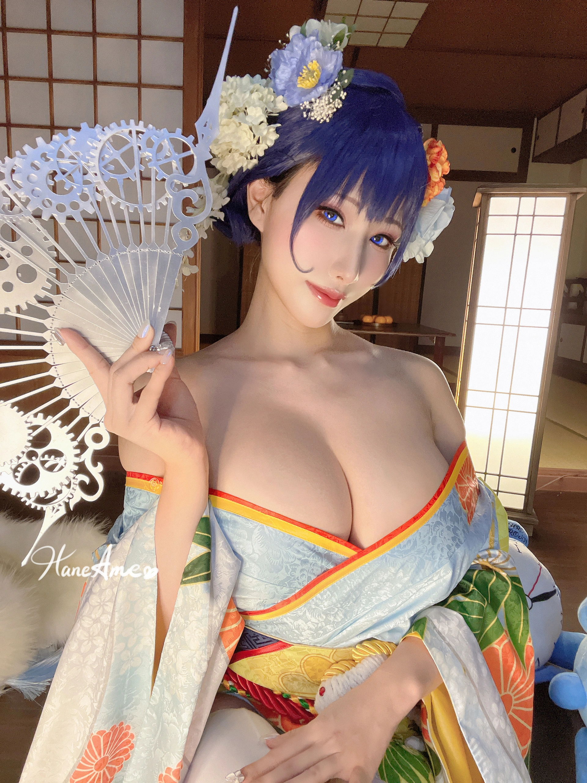 雨波_HaneAme - NO.173 對魔忍 & Hololive Kronii 自拍+影片 1